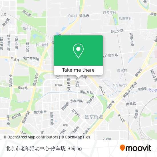 北京市老年活动中心-停车场 map