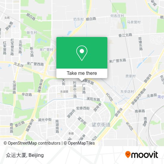 众运大厦 map