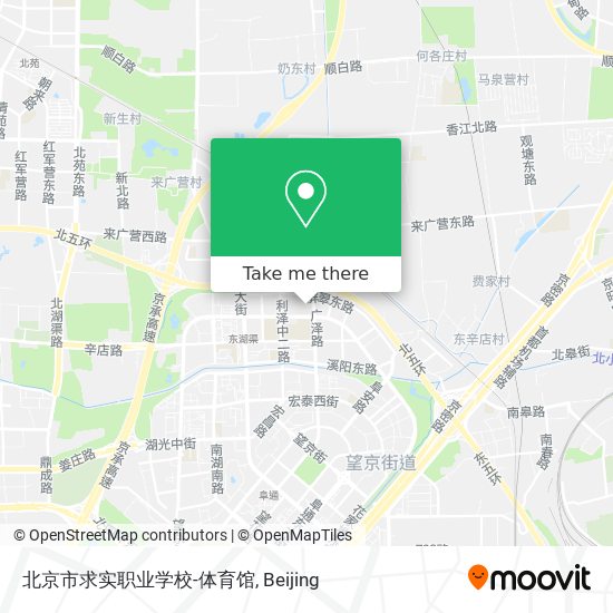 北京市求实职业学校-体育馆 map
