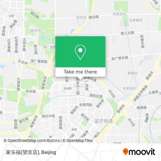 家乐福(望京店) map