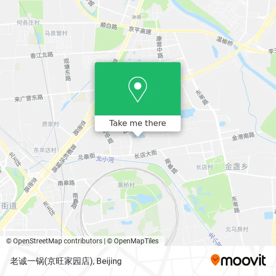 老诚一锅(京旺家园店) map