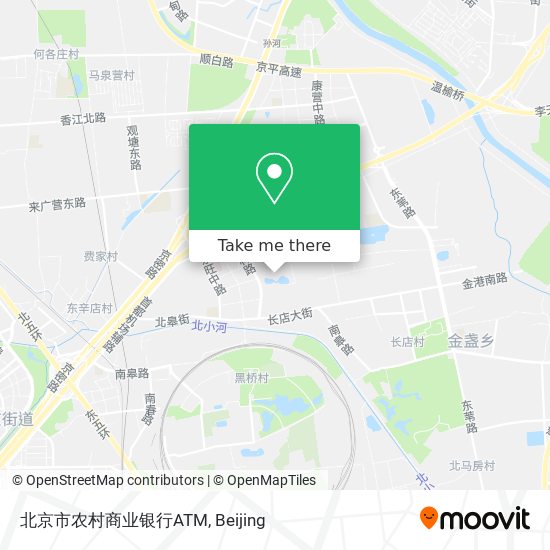 北京市农村商业银行ATM map