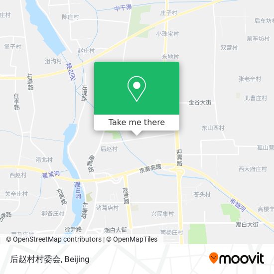 后赵村村委会 map