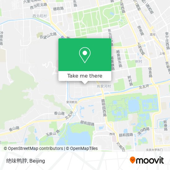 绝味鸭脖 map