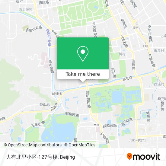 大有北里小区-127号楼 map