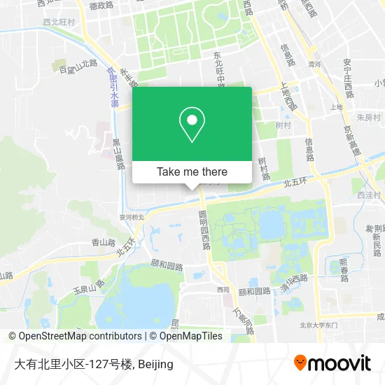 大有北里小区-127号楼 map
