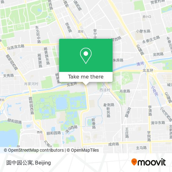 圆中园公寓 map