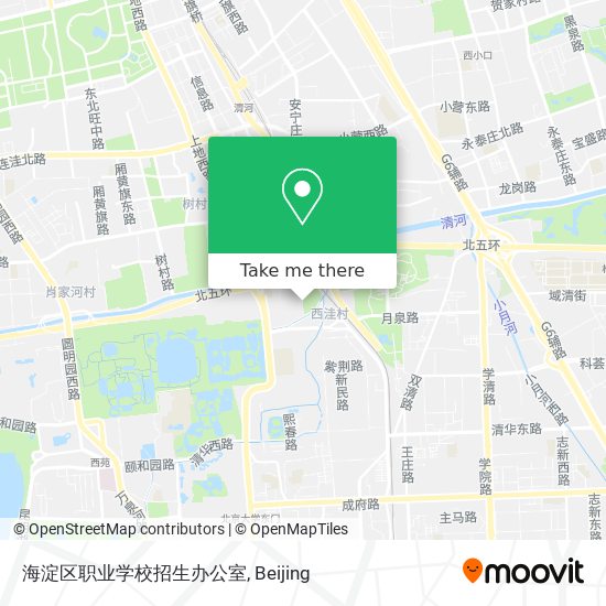 海淀区职业学校招生办公室 map