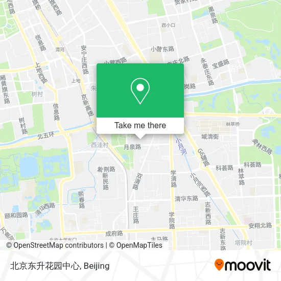 北京东升花园中心 map