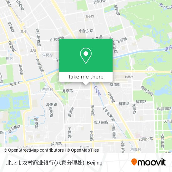 北京市农村商业银行(八家分理处) map