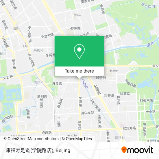 康福寿足道(学院路店) map