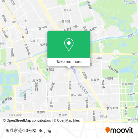 逸成东苑-20号楼 map