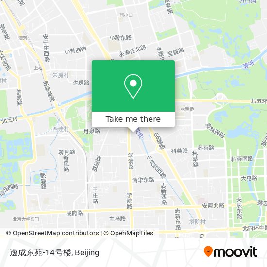 逸成东苑-14号楼 map