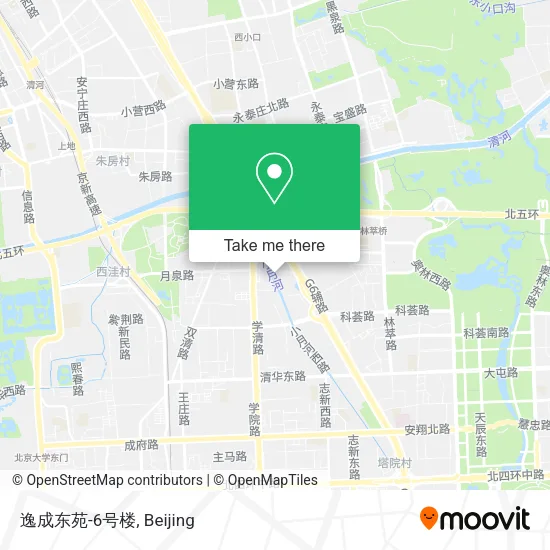 逸成东苑-6号楼 map