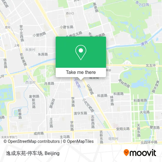 逸成东苑-停车场 map