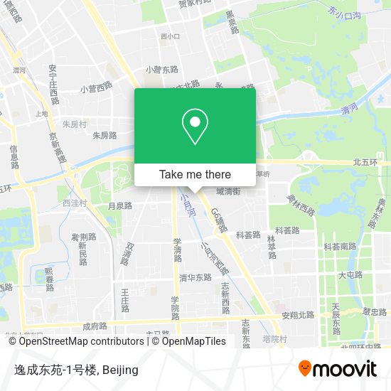 逸成东苑-1号楼 map