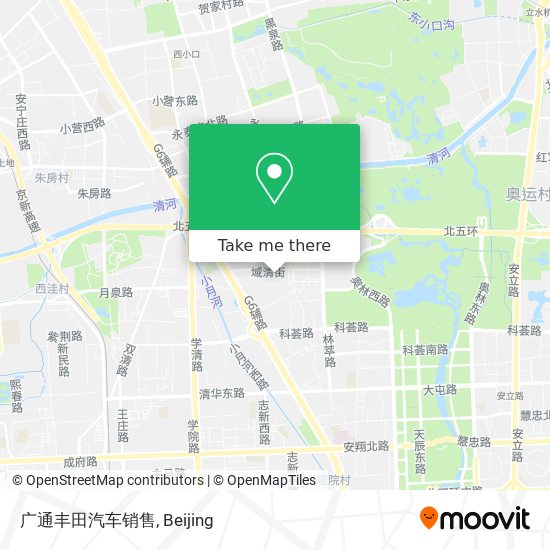 广通丰田汽车销售 map