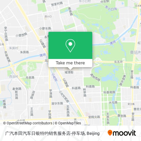 广汽本田汽车日银特约销售服务店-停车场 map
