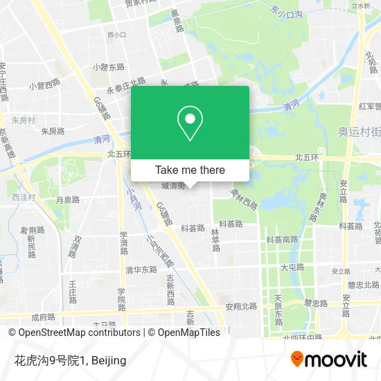 花虎沟9号院1 map