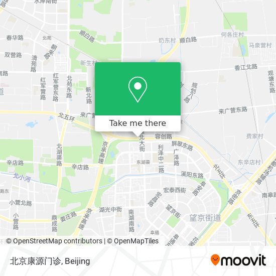 北京康源门诊 map