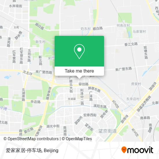 爱家家居-停车场 map