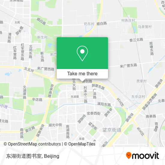 东湖街道图书室 map