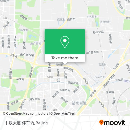 中辰大厦-停车场 map