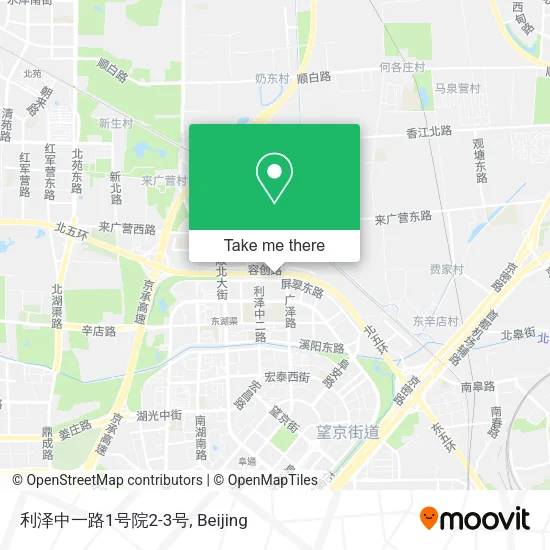 利泽中一路1号院2-3号 map