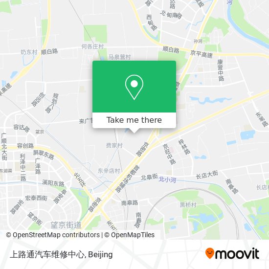 上路通汽车维修中心 map