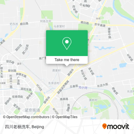 四川老杨洗车 map