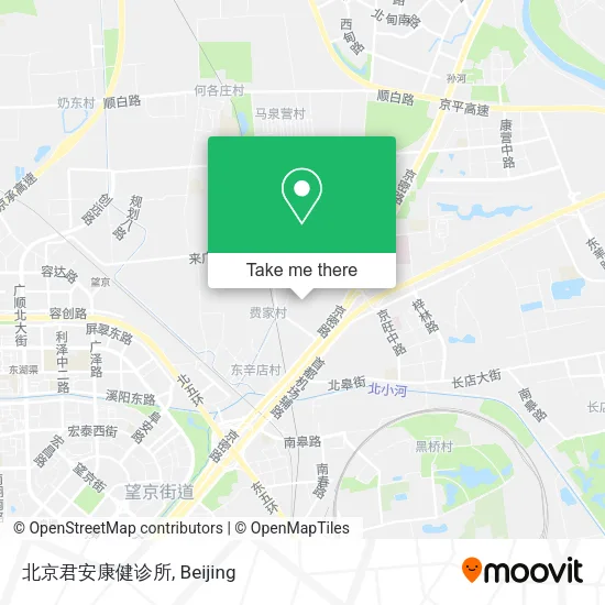 北京君安康健诊所 map