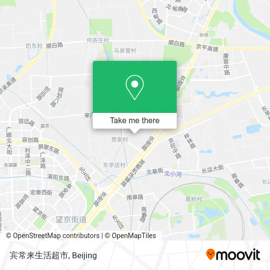 宾常来生活超市 map