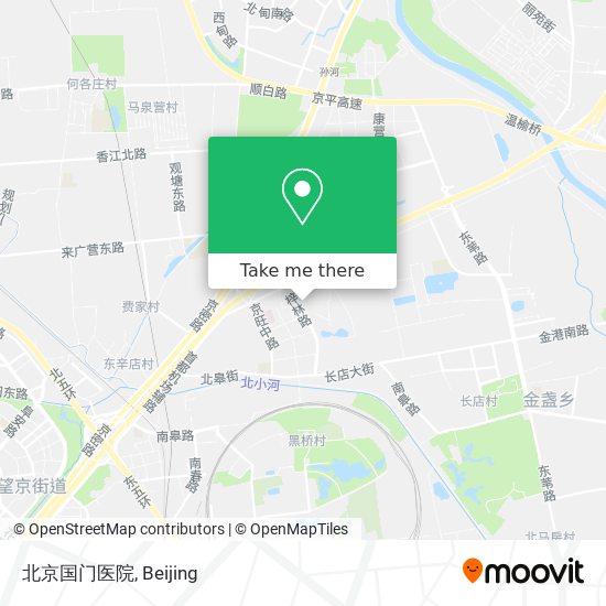 北京国门医院 map