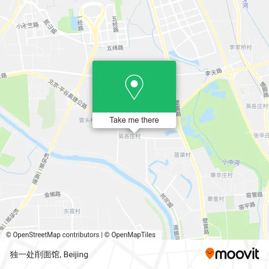 独一处削面馆 map