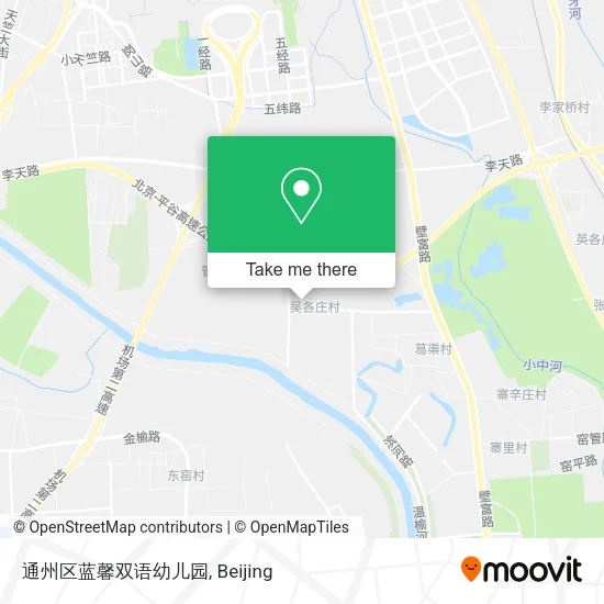 通州区蓝馨双语幼儿园 map
