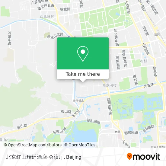 北京红山瑞廷酒店-会议厅 map