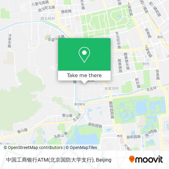 中国工商银行ATM(北京国防大学支行) map