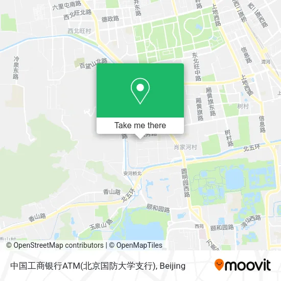 中国工商银行ATM(北京国防大学支行) map