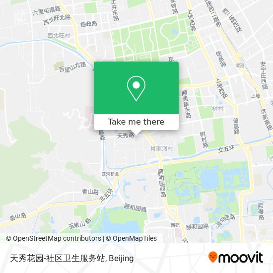 天秀花园-社区卫生服务站 map