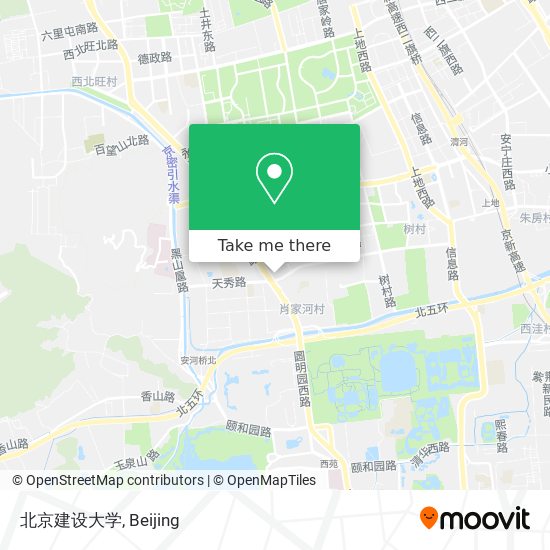 北京建设大学 map