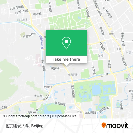 北京建设大学 map