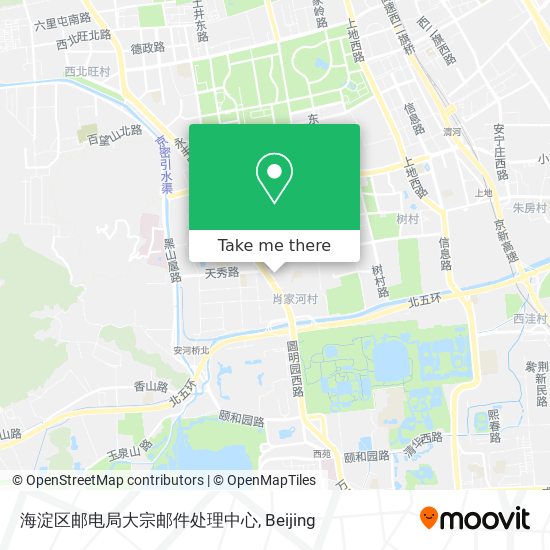 海淀区邮电局大宗邮件处理中心 map