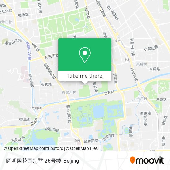 圆明园花园别墅-26号楼 map