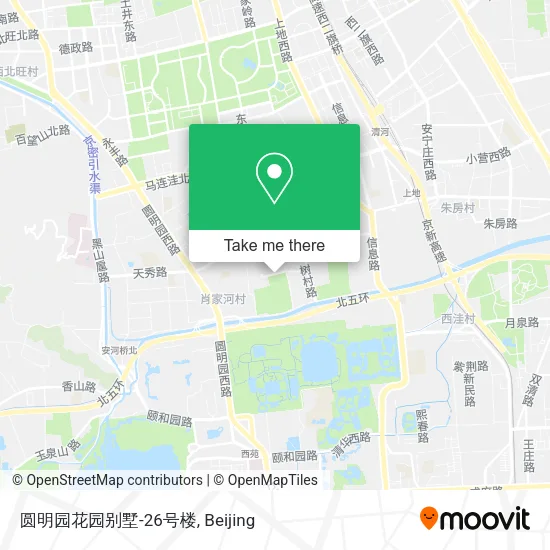 圆明园花园别墅-26号楼 map