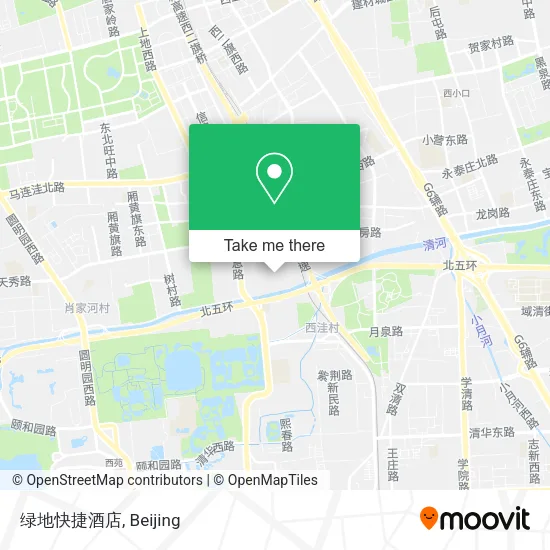 绿地快捷酒店 map