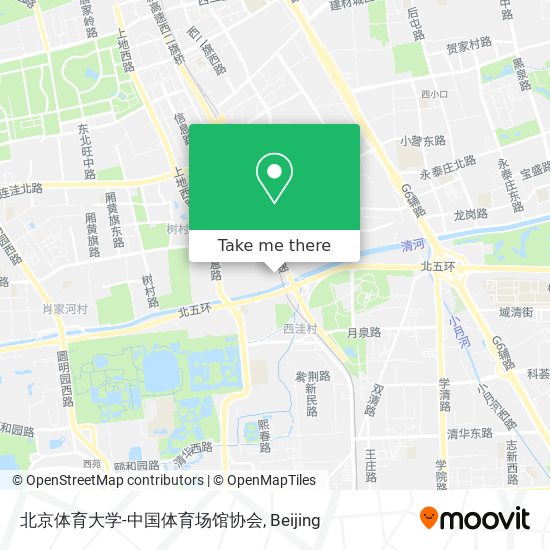 北京体育大学-中国体育场馆协会 map