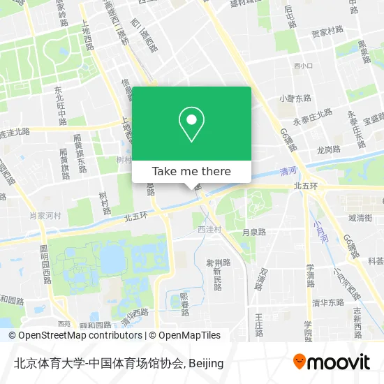 北京体育大学-中国体育场馆协会 map