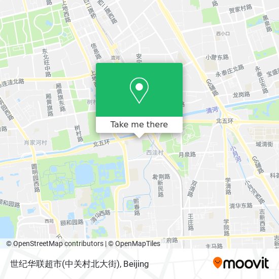 世纪华联超市(中关村北大街) map