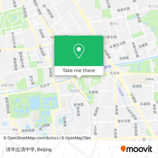清华志清中学 map
