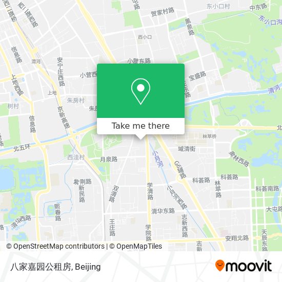 八家嘉园公租房 map